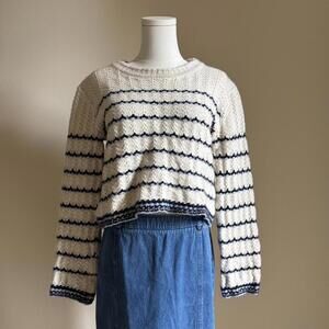 La ligne cashmere chunky knit sweater